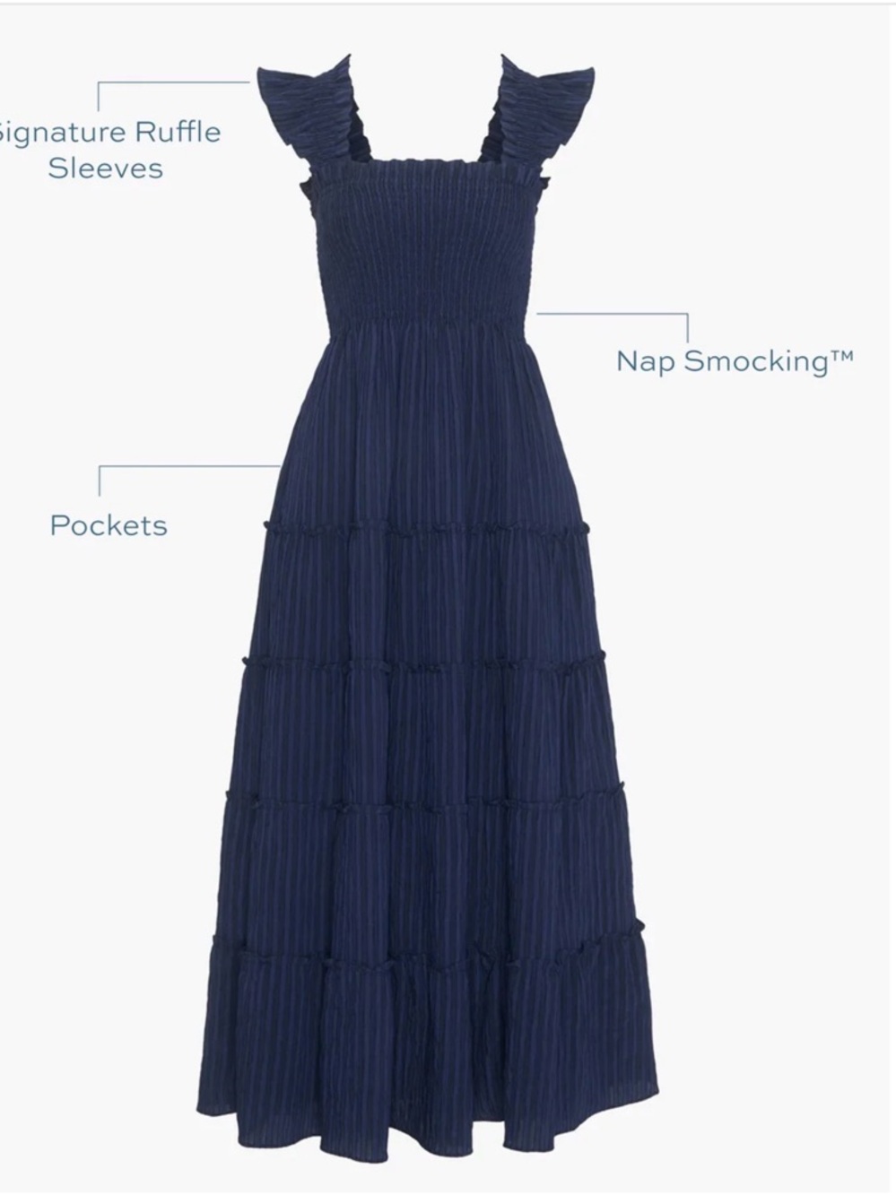 Hill House | The Ellie Maxi Nap Dress. - Picture 5 of 9